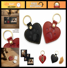 Pet Fur Keepsake Keychain - Dog Cat Hair Memory Charm, Pet Memorial Gift