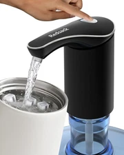 Rechargeable Water Dispenser Pump for 5 Gallon Bottle, Electric USB-C Large F...