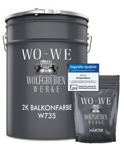 ⭐️ 2K Epoxidharz Balkonfarbe Beschichtung Terrassenfarbe Bodenbeschichtung Beton