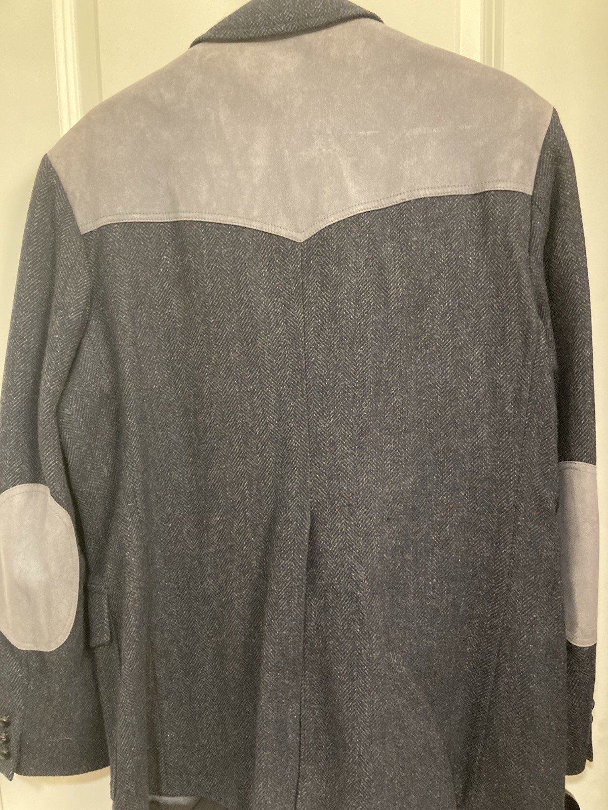 pendleton men’s blue/gray suit jacket 100% virgin… - image 11