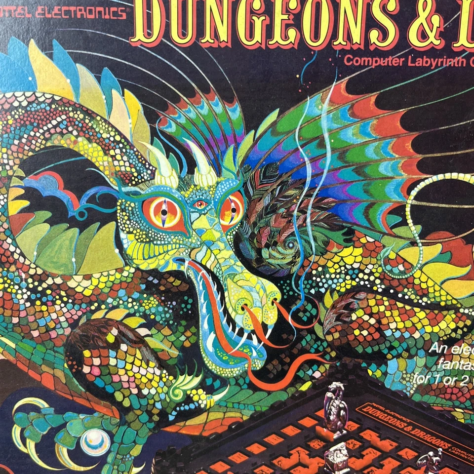 Mattel Electronics Dungeons & Dragons Компьютерный Лабиринт Игра 99% Комплект! - Изображение 2 из 4