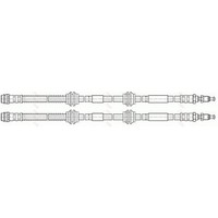 2X TRW BremsschlÄUche Vorne Beidseitig Passend FÜR VW Touareg Links+Rechts