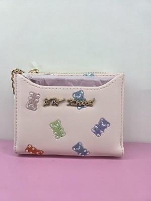 Adorable Betsey Johnson XOFLO Blush Pink Gummy Bear Wallet NWT