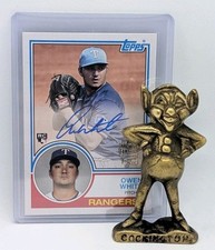 2024 Topps Archives 1983 Fan Favorite Auto Owen White #83FF-OW Rookie Auto RC