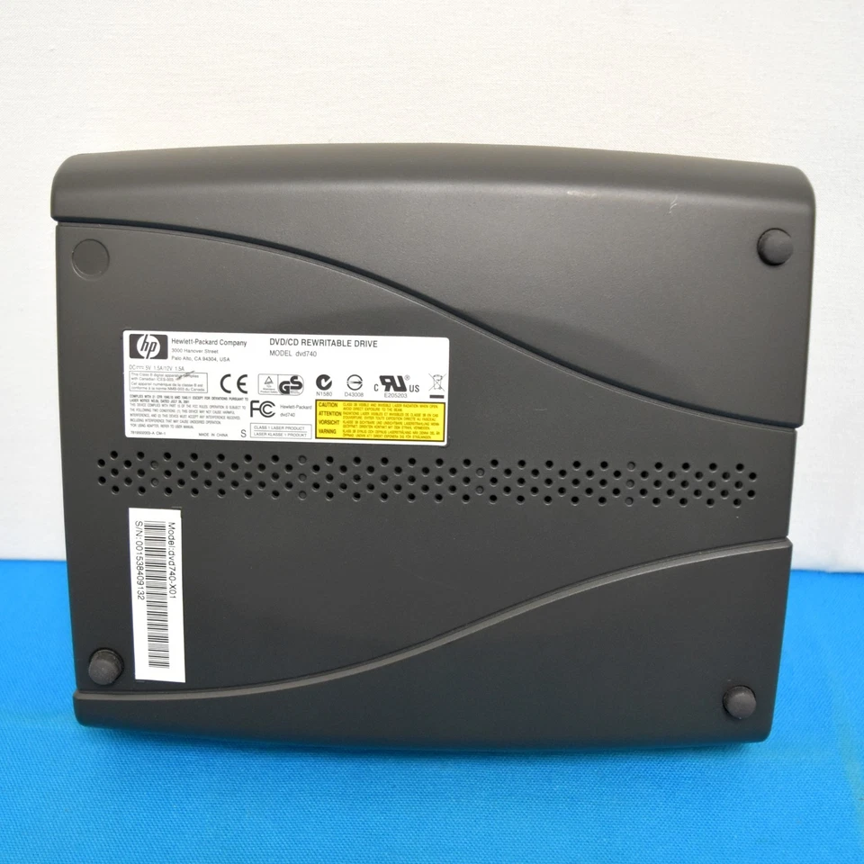 HP DVD 740 External DVD RW Super Multi DVD Burner drive dvd740 - Image 3 of 3