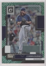 2022 Panini Donruss Optic Green Dragon Prizm 57/99 Corbin Burnes #182 uk2