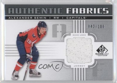 2011-12 SP Game Used Edition Authentic Fabrics 42/100 Alexander Semin #AF-AS 0a1