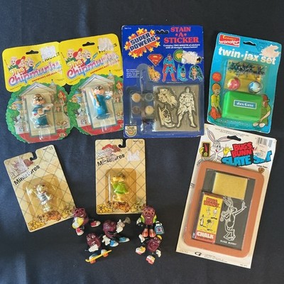 Craft Master Wonder Chipmunks Bugs Bunny Pound Puppies Action Figures Lot
