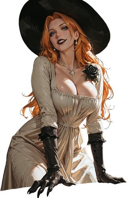 Alcina Dimitrescu Cosplay Vinyl Car Decal Sticker 7'' Weatherproof