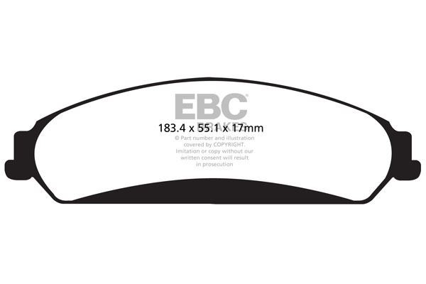 EBC DP32139C BRAKE PAD SET DISC BRAKE Front