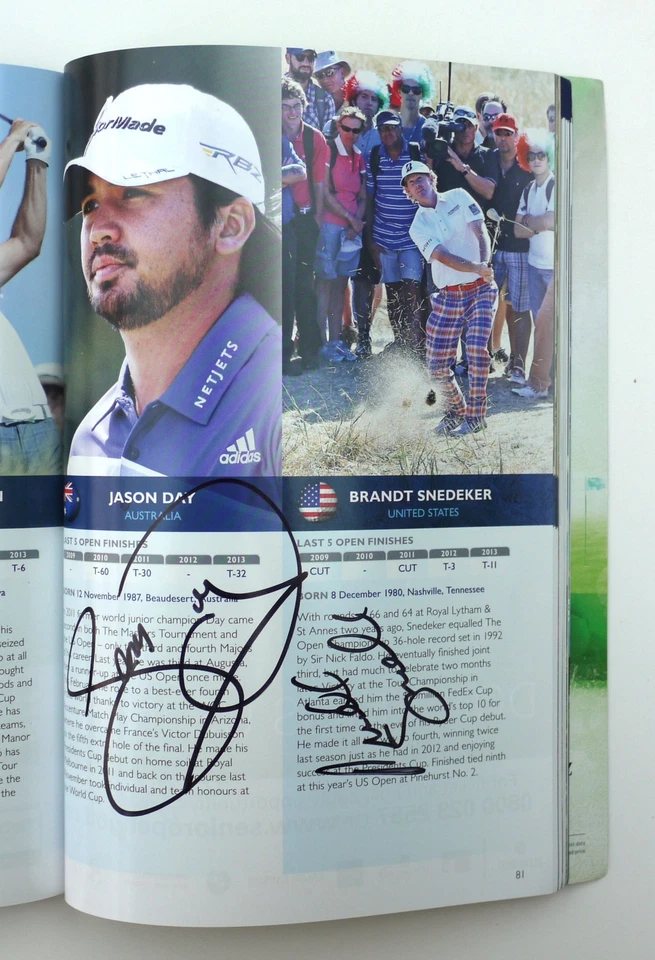 2014 OPEN CHAMPIONSHIP PROGRAMME SIGNED BY 22 PLAYERS & COMPETITOR'S STROKESAVER - Image 4 of 4