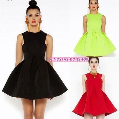 Sexy Women Girl Sleeveless Skater Dress Clubbing Cocktail Evening Party Dress | eBay Sexy Women Girl Sleeveless Skater Dress Clubbing Cocktail Evening Party Dress | eBay