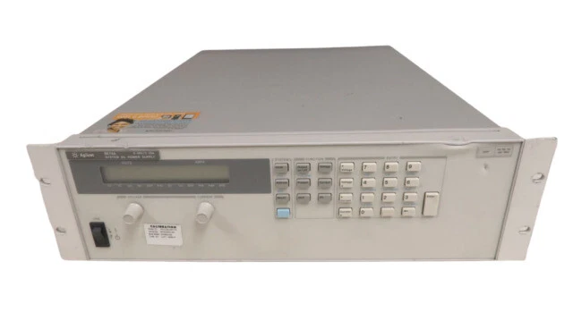 Agilent 10 a a 100 un índice de corriente nominal de las fuentes de alimentación industrial