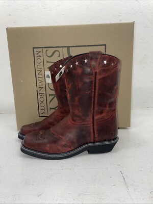 New Women's Red Smoky Mountain Cowboy 6452 18-46
