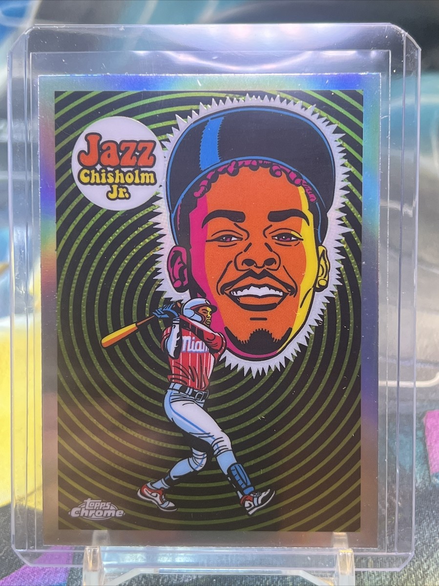 2023 Topps Chrome Ultra Violet All Stars Jazz Chrisholm Jr SSP | eBay