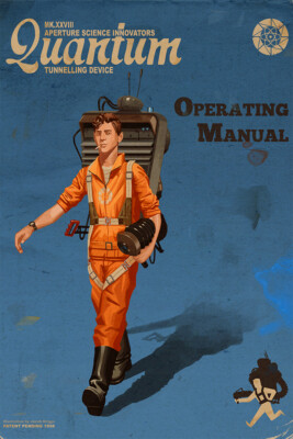 Portal 2 Know Your Paradoxes Console Games Wall Art Home Decor