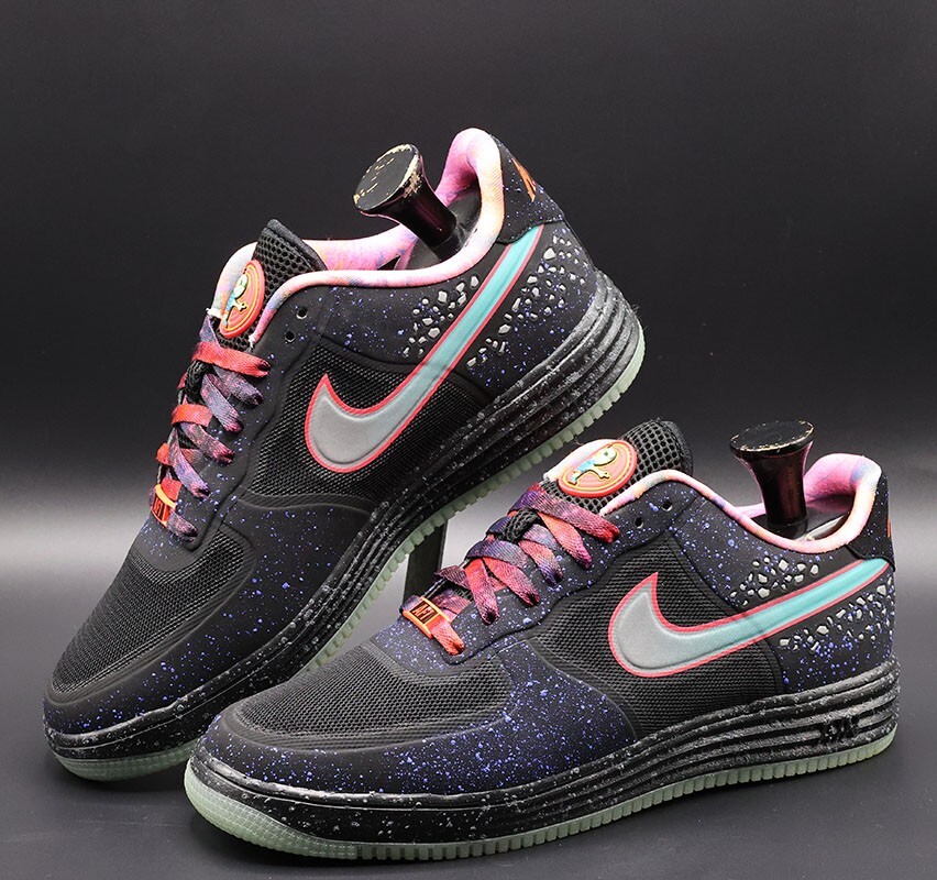 Nike Lunar Force 1 Fuse Area 72 Men's Size 10.5 Reflective Custom