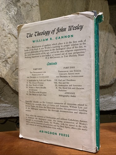 William Ragsdale Cannon / Theology of John Wesley With Special Reference 1946 HC - Imagen 3 de 14