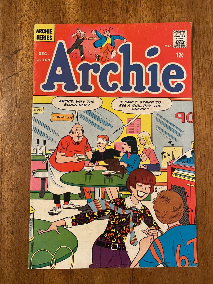 1966 ARCHIE #169 - JUKEBOX DANCE COVER - SILVER AGE COMIC - | eBay