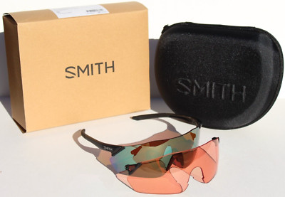 SMITH OPTICS Reverb Sunglasses Black/ChromaPop Opal Interchangeable NEW $219