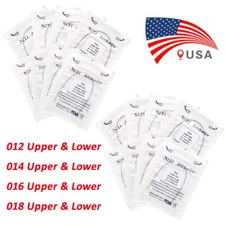 10-200pcs Dental Ortho Cu-Ni-Ti Copper Nickel Titanium Round Ovoid Arch Wires