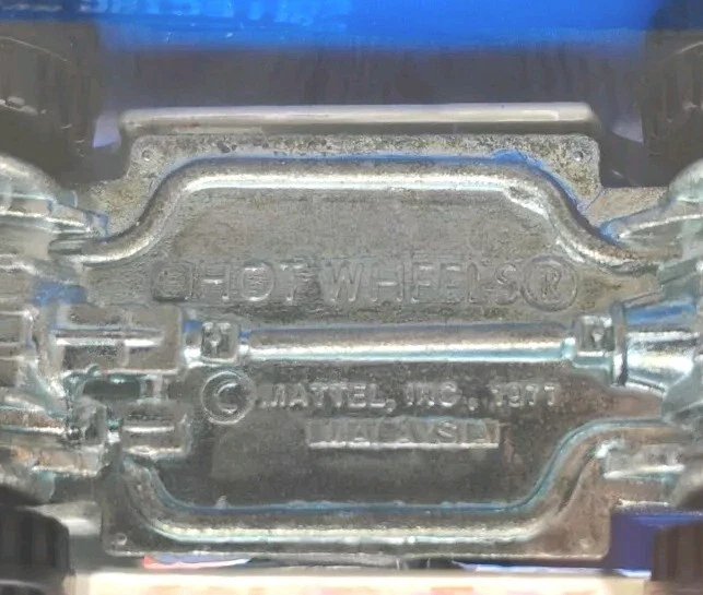 风火轮 1992 年蓝色卡系列 BYWAYMAN #220 复古 4x4 卡车  — 第 3/4 张图片