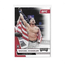 2021 Panini Chronicles Playoff Michael Chandler #65 Pink Parallel RC