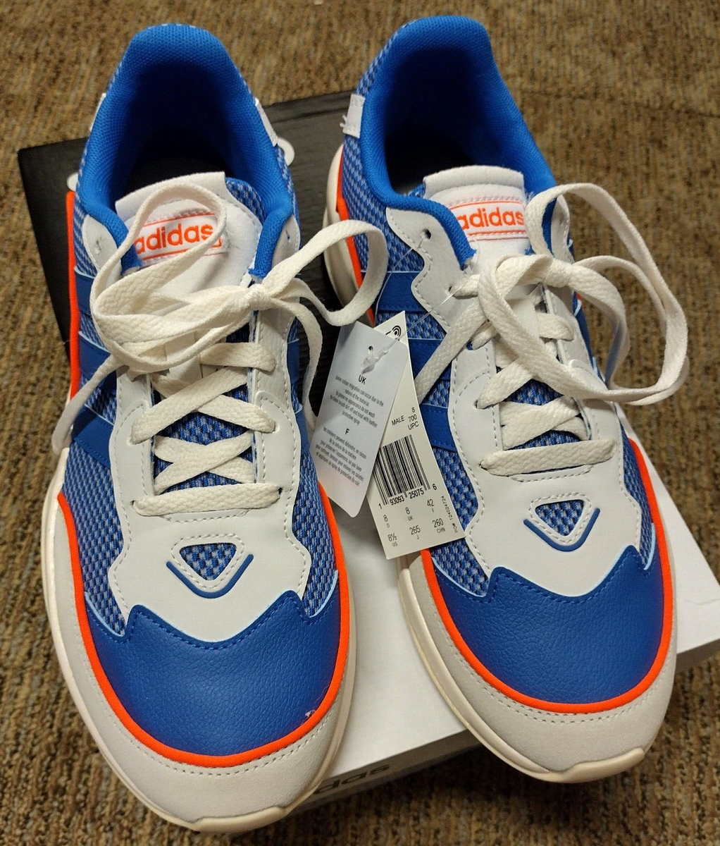 Brand New Adidas Mens 20 20 FX Training Shoes Blue White EH0265 Size M