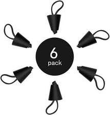 6 PCS Kayak Scupper Plugs Universal Kayak Plugs Kayak Drain Plugs with Lanyard