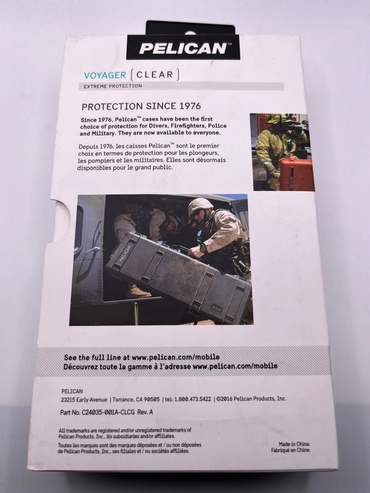 Funda Pelican Voyager con funda para iPhone 8 Plus / 7 plus / 6-Plus gris transparente Foto 3 de 4