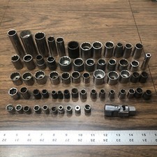 60+ Lot Asst. SOCKETS - All Made USA - Crafts...