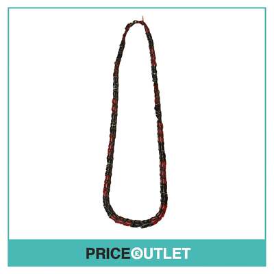 Erickson Beamon - rot und schwarz karierte Kette Halskette - Größe L - BRANDNEU MIT T