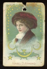 1910 T27 Fatima Cigarettes Actresses Isabel D'Armond