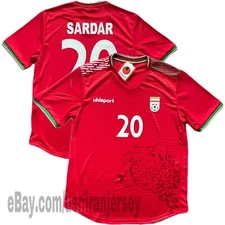 2020/21 Iran Away Jersey #20 SARDAR AZMOUN Uhlsport Soccer Football NEW