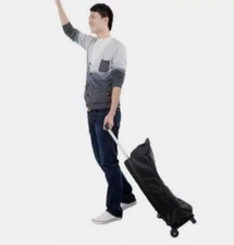 *NEW Swagtron Hoverboard Carrying Bag Case. Rolling Gear Luggage, Black, SH1