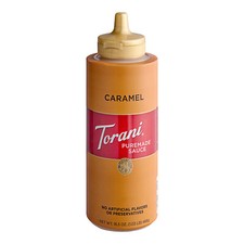 Torani Puremade Caramel Flavoring Sauce 12 fl. oz. 16.5 oz. - 4 Pieces