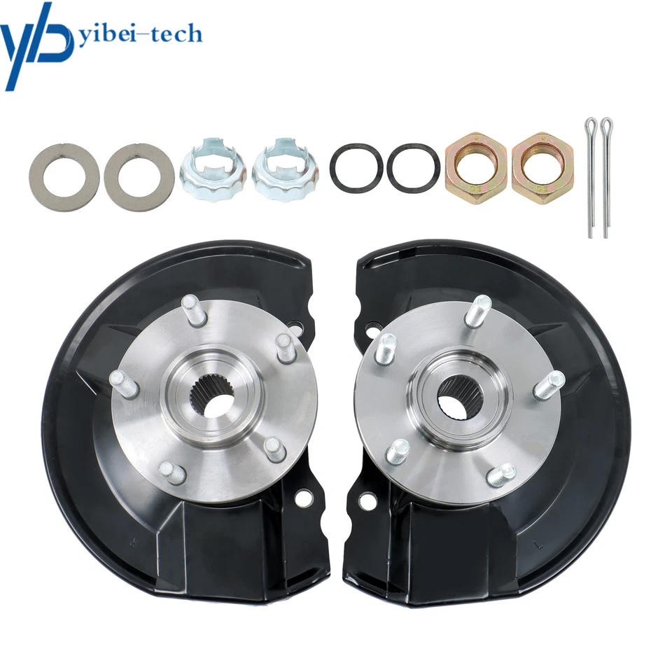 Nudillo de dirección delantera + cojinetes de cubo de rueda para Jeep Patriot Compass 2007-2017 Foto 2 de 4