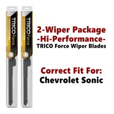 Hi-Performance 2-pk Wipers fits 2012+ Chevrolet Sonic - 25260/150