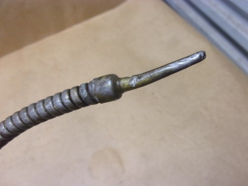 Vtg Eagle No. 66 Finger Pump Oil Can Oiler Brass Flexible Machine Lubricator Old - Picture 9 of 13