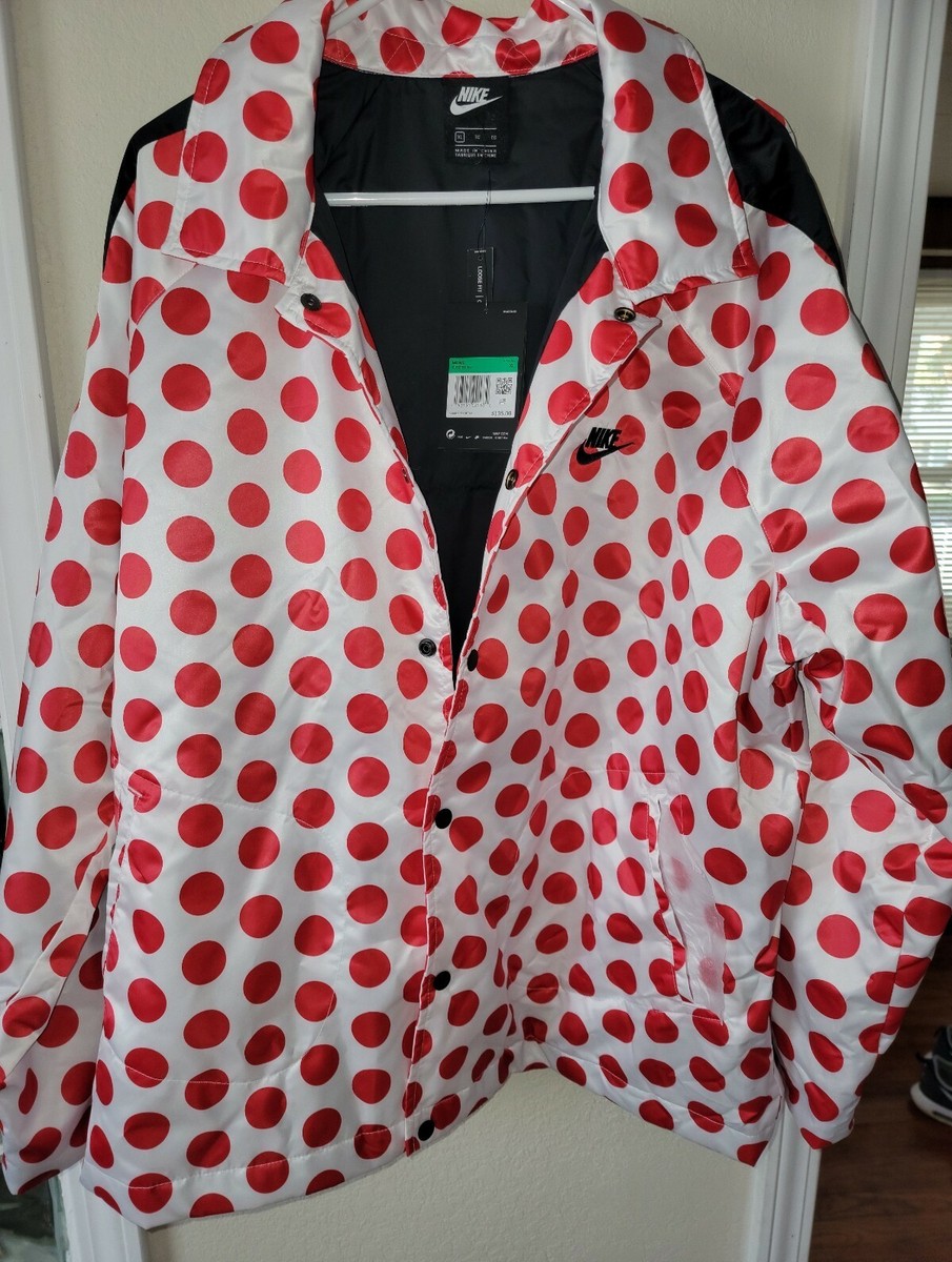 NEW Nike Sportswear JDI Print Polka Dot Jacket (BV5539-657) Men's