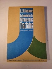 AN INTRODUCTION TO WITTGENSTEIN'S TRACTATUS by G.E.M. Anscombe 1965 Paperback