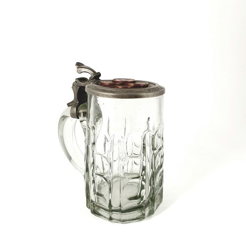 Biedermeier - Bierkrug mit Münzen, 19.Jh. - Picture 4 of 10