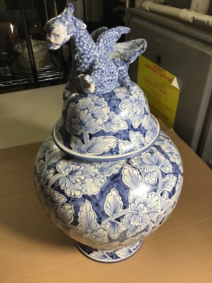 ECH SANT ANNA LISBOA PORTUGAL 1988 -VDA E.A.06/09 Blue and White Dragon Vase 18 