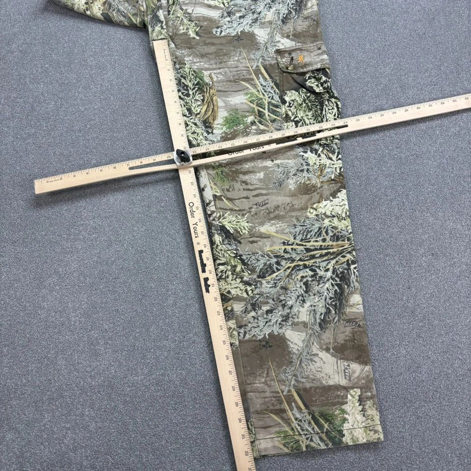 Pantalón Realtree Adulto 40x32 Marrón Lona Carpintero Y2K Camuflaje Ropa de Trabajo Pantalón Hombres Foto 4 de 4
