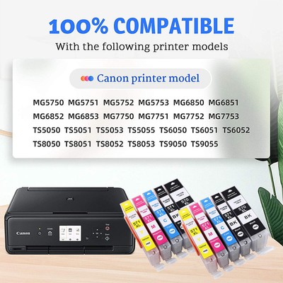 2x SCHWARZE Druckerpatronen Für Canon Pixma MG5750, MG6850, TS5050 & Mehr – Kompatibel Mit PGI-570 PGBK XL