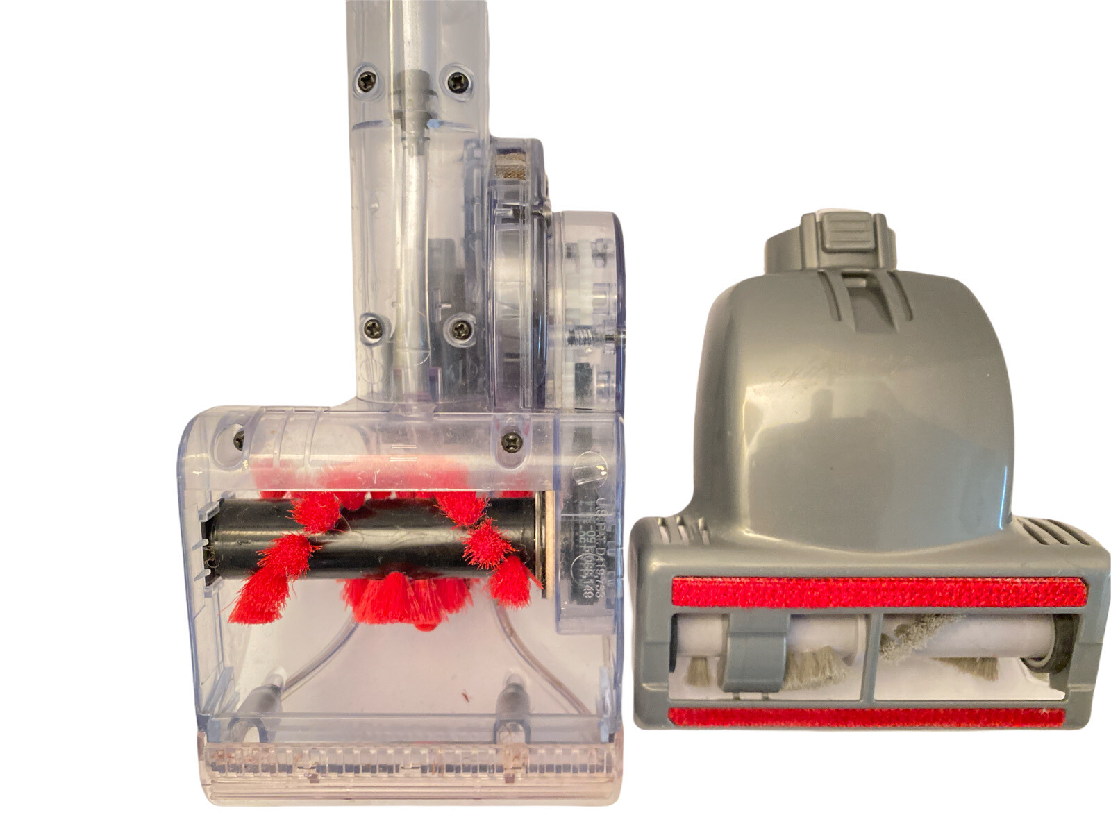 Shark Vacuum Pet Hair Power Brush Head Tool Attachment Clear Gray Turbo-image