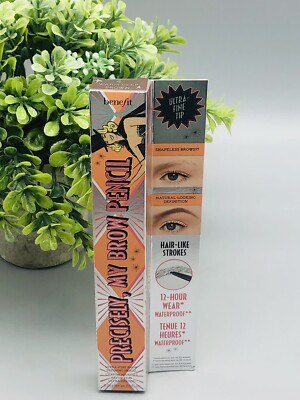 Benefit Precisely My Brow Pencil #4 Warm Deep Brown Full Size New In Box