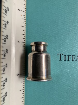Tiffany & Co. Makers sterling silver diary milk can pill box case