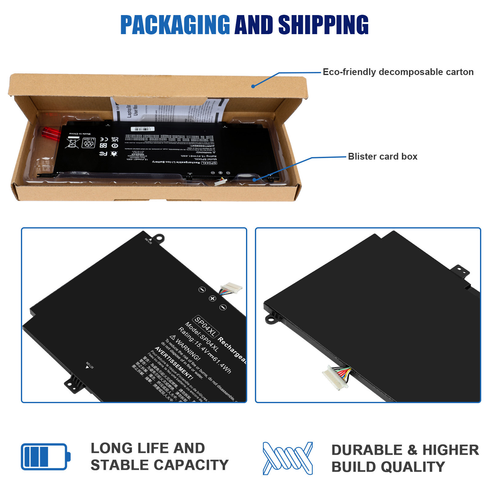 SP04XL L28764-005 BATTERY FOR HP SPECTRE X360 13-AP000 13T-AP000 13-AP0053DX