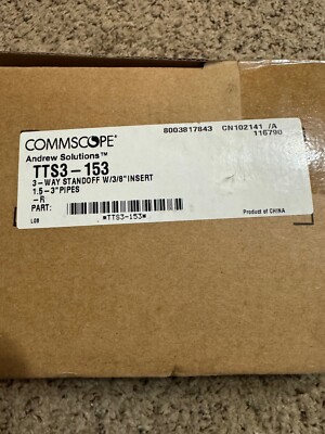 New Commscope 10 pack 3-way Stand-off Adapter TTS3-153 Lot of 5 Boxes